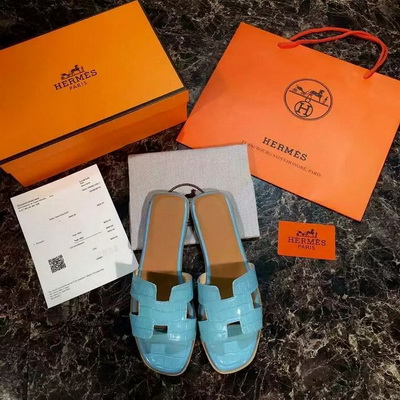 HERMES Slippers Women--072